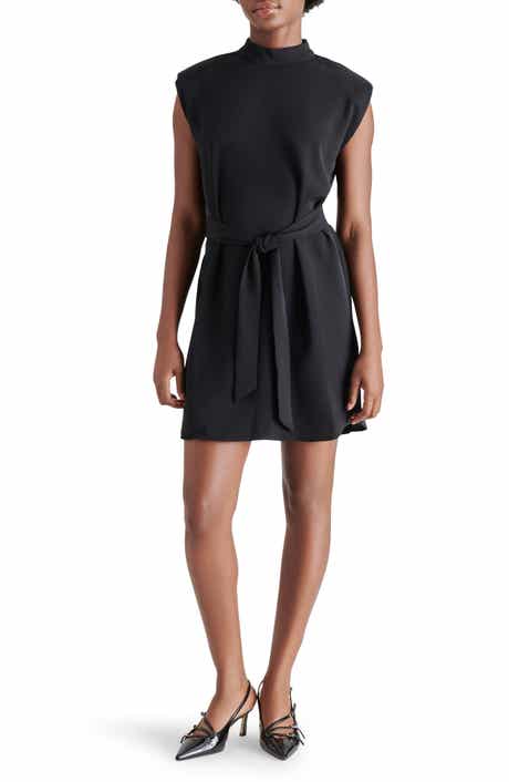 大人気★【STEVE MADDEN】MAISHA ピンタック ミニドレス Steve Madden Maisha Stripe Poplin Mini Shirtdress