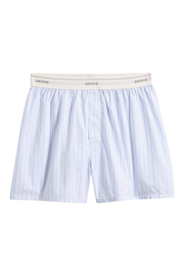 Logo Band Cotton Boxers, Main, color, PLATINUM DOUBLE STRIPE