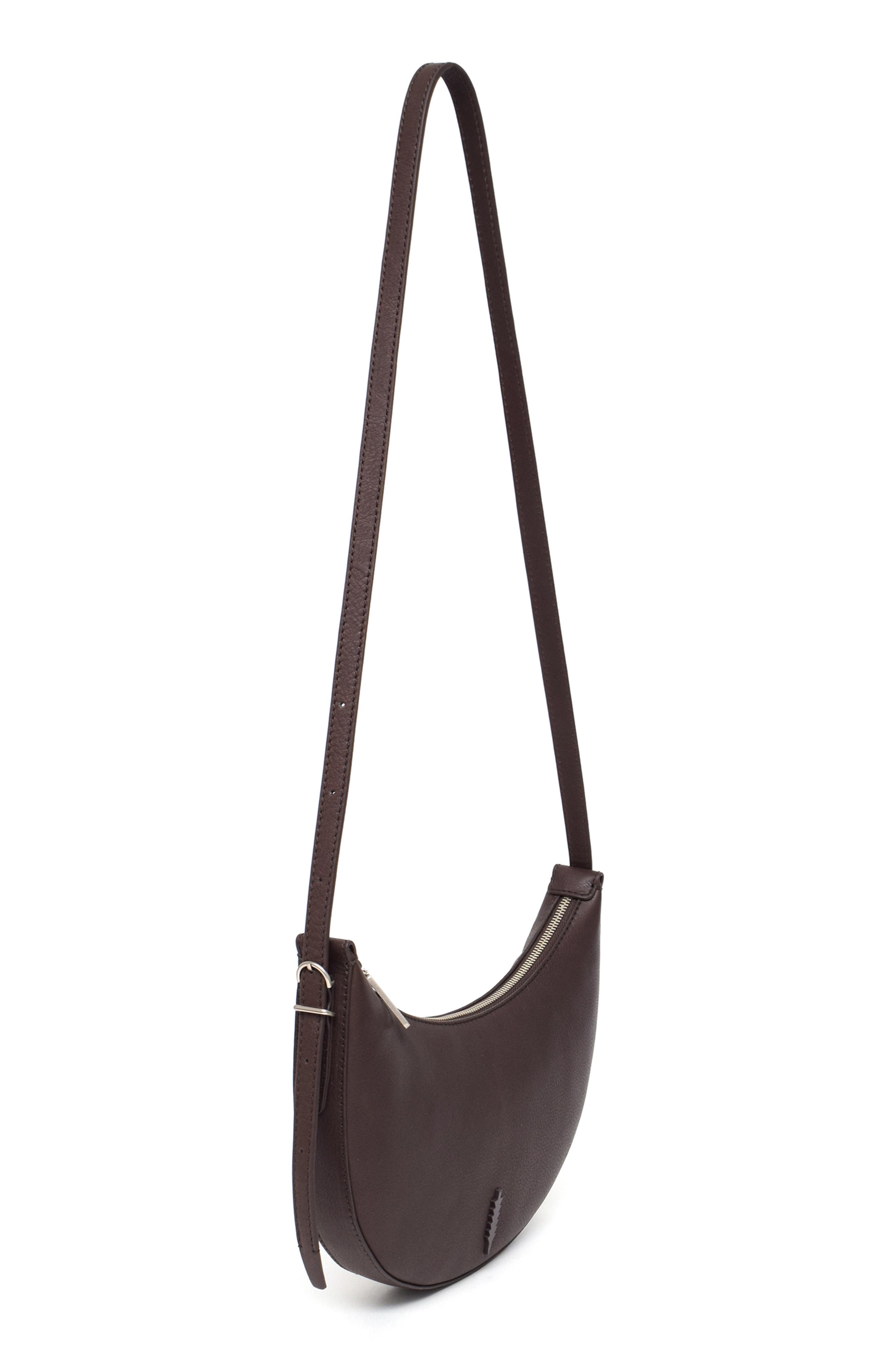 Thacker Silas Leather Crossbody Bag, Alternate, color, Espresso