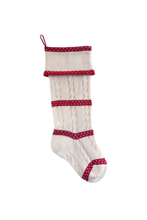 Cable-Knit Stocking