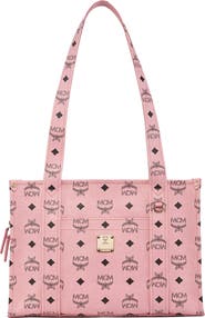 MCM Aren School Bag Tote in Visetos