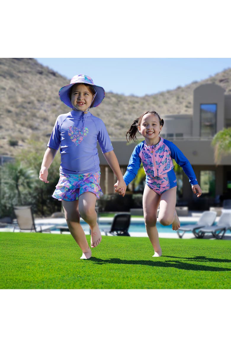 2PC Swimsuit Shrug Set, Alternate, color, Sunlit Wings