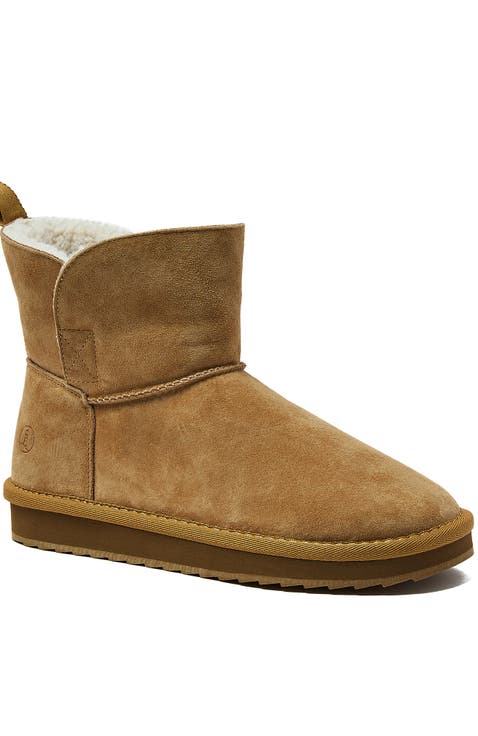 Lined Suede Indoor Outdoor Boots