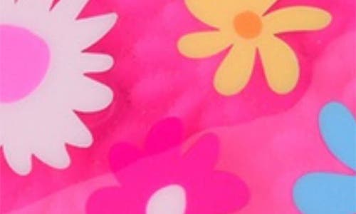 Shop Iscream Kids' Puffy Flowers Clear Tote In Pink Multi