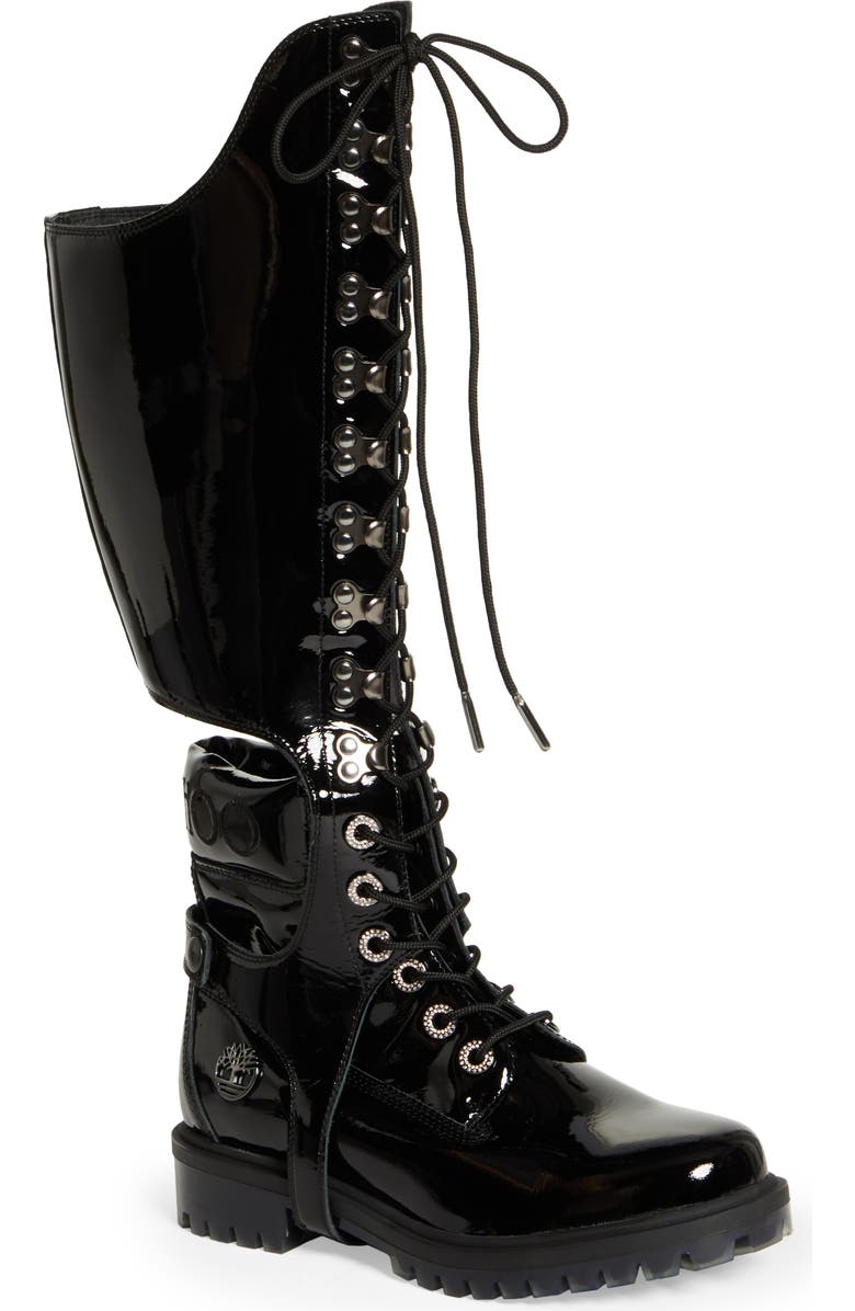 Jimmy Choo x Timberland Crystal Eyelet Convertible Shaft Boot, Main, color,