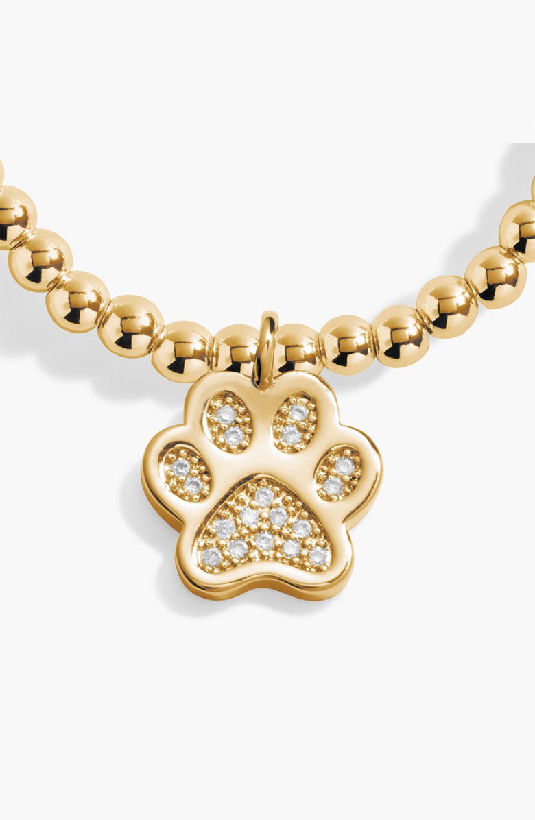 A Littles & Co A Little 'Love Has Four Paws' Bracelet in Gold-Tone Plating, Alternate, color, Metallic Gold