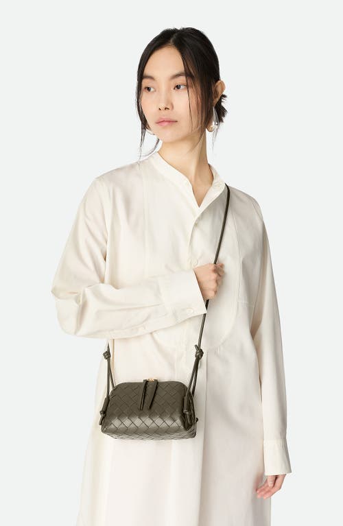 Bottega Veneta Mini Concert Intrecciato Leather Crossbody Bag
