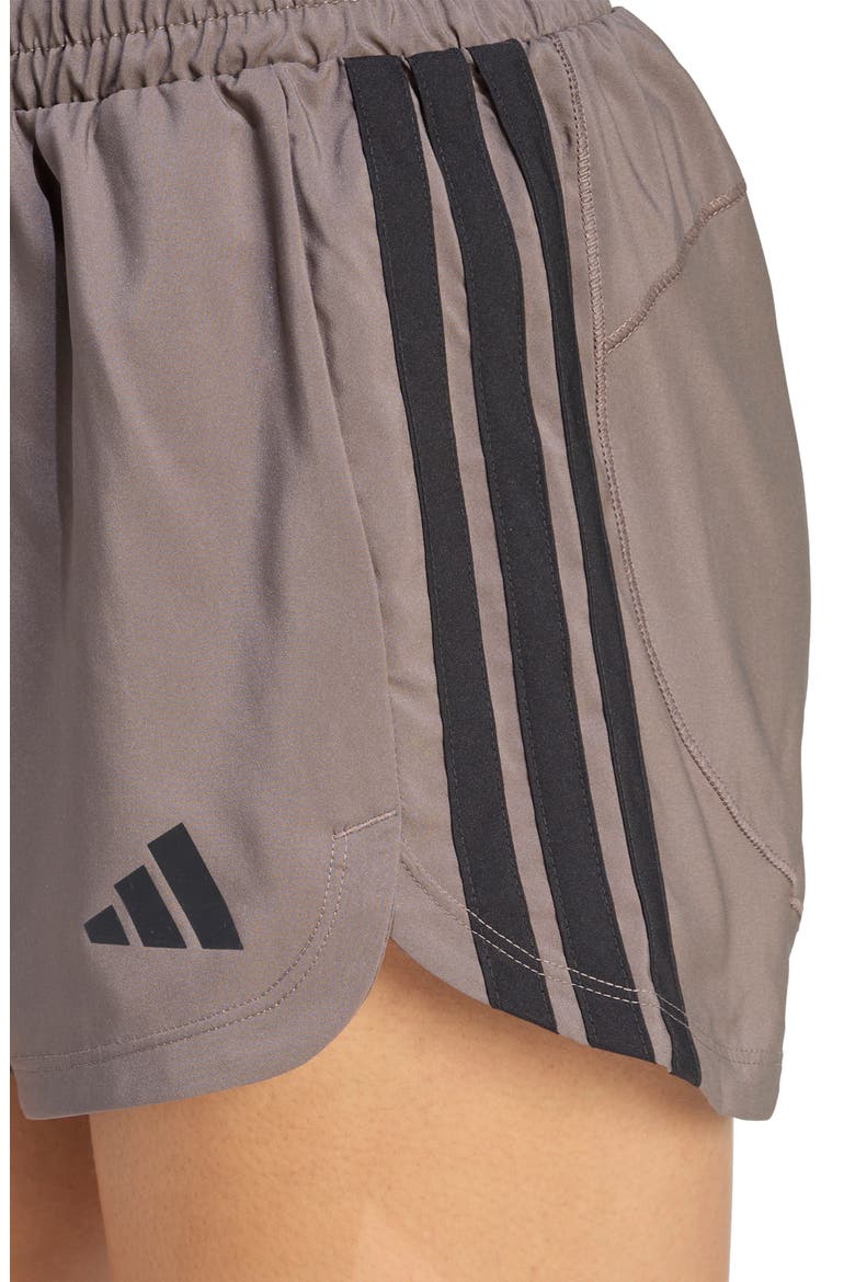 Pacer High Waist Training Shorts, Alternate, color, CHARCOAL/BLACK