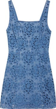 Alice + Olivia Maryann Floral Cutout Sleeveless Dress