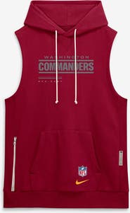 Nike Men's Nike Burgundy Washington Commanders Sideline Standard Issue Dri-FIT Sleeveless Hoodie