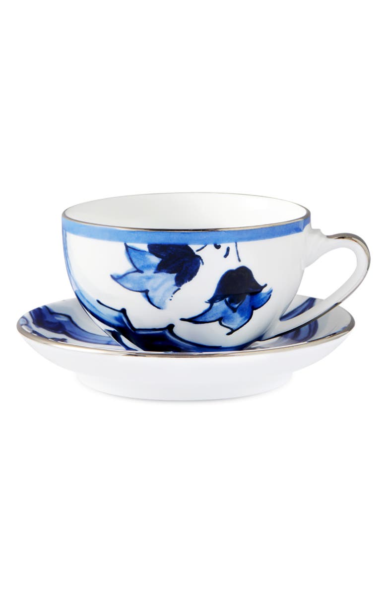 Dolce&Gabbana Blu Meditteraneo Stella Teacup & Saucer Set, Alternate, color, 