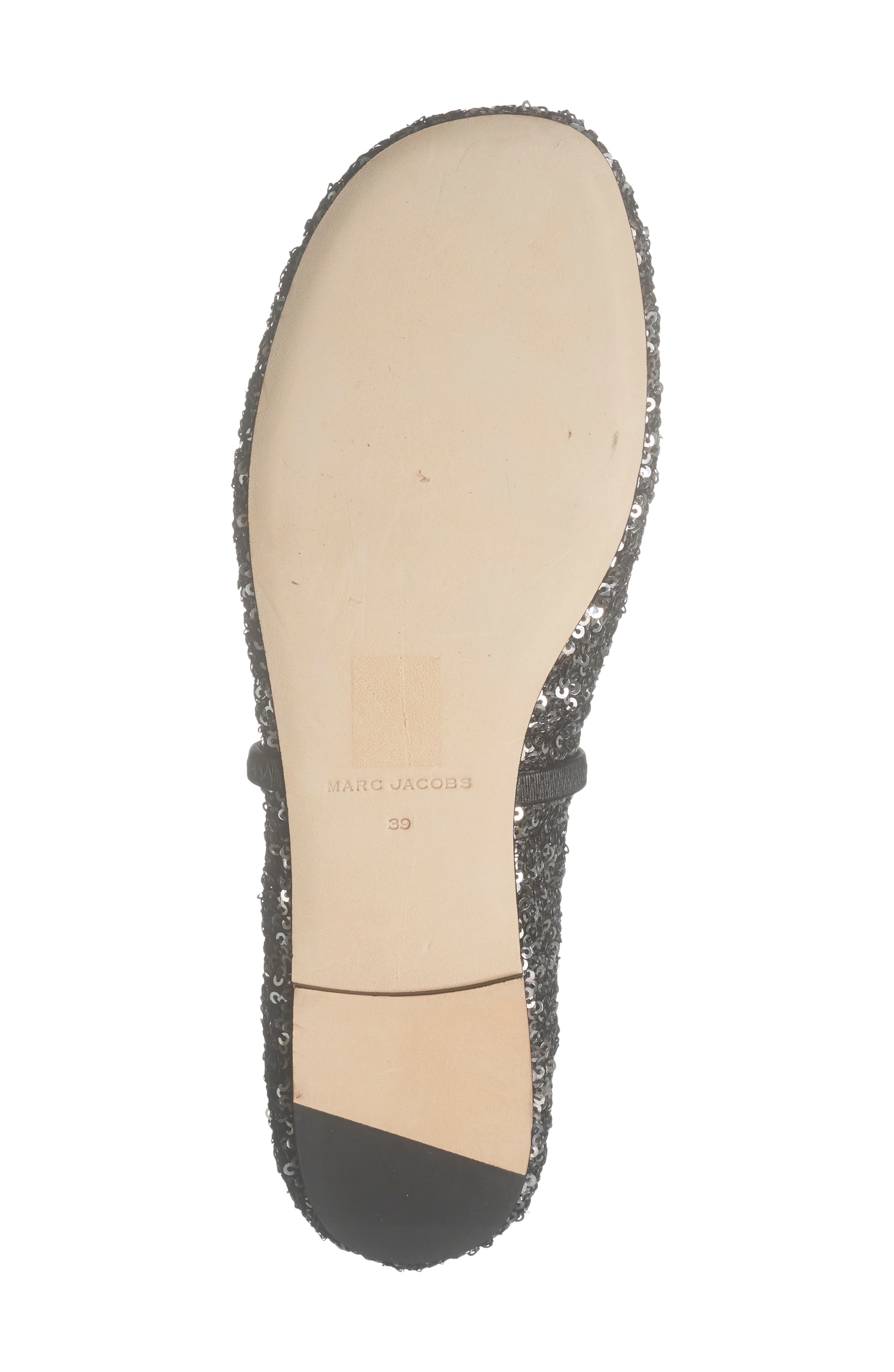The Sabrina Ballerina Flat, Alternate, color, SILVER