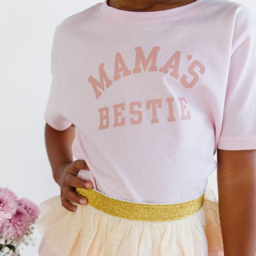 Sweet Wink Mama's Bestie Short Sleeve T-shirt In Pink