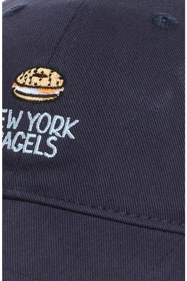 NY Bagels Baseball Cap, Alternate, color, NAVY