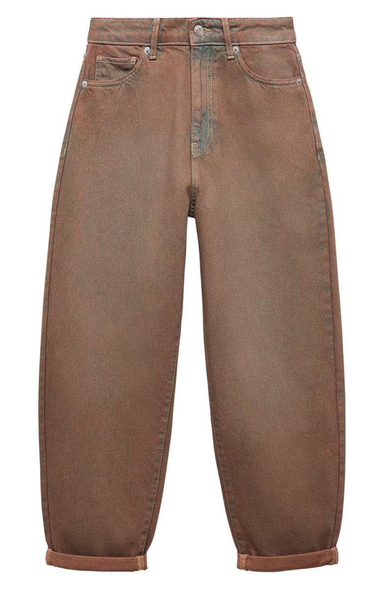 MANGO High Waist Slouchy Jeans, Alternate, color,