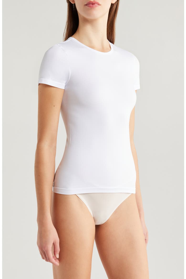 Seamless Layering Tee, Alternate, color, WHITE