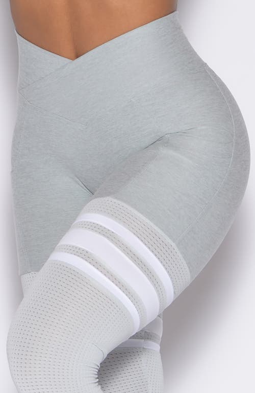 Bombshell Sportswear Scrunch Thigh Highs In Gray