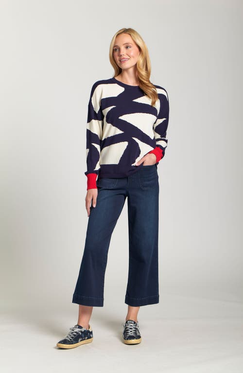 Apny Graphic Pullover In Multi