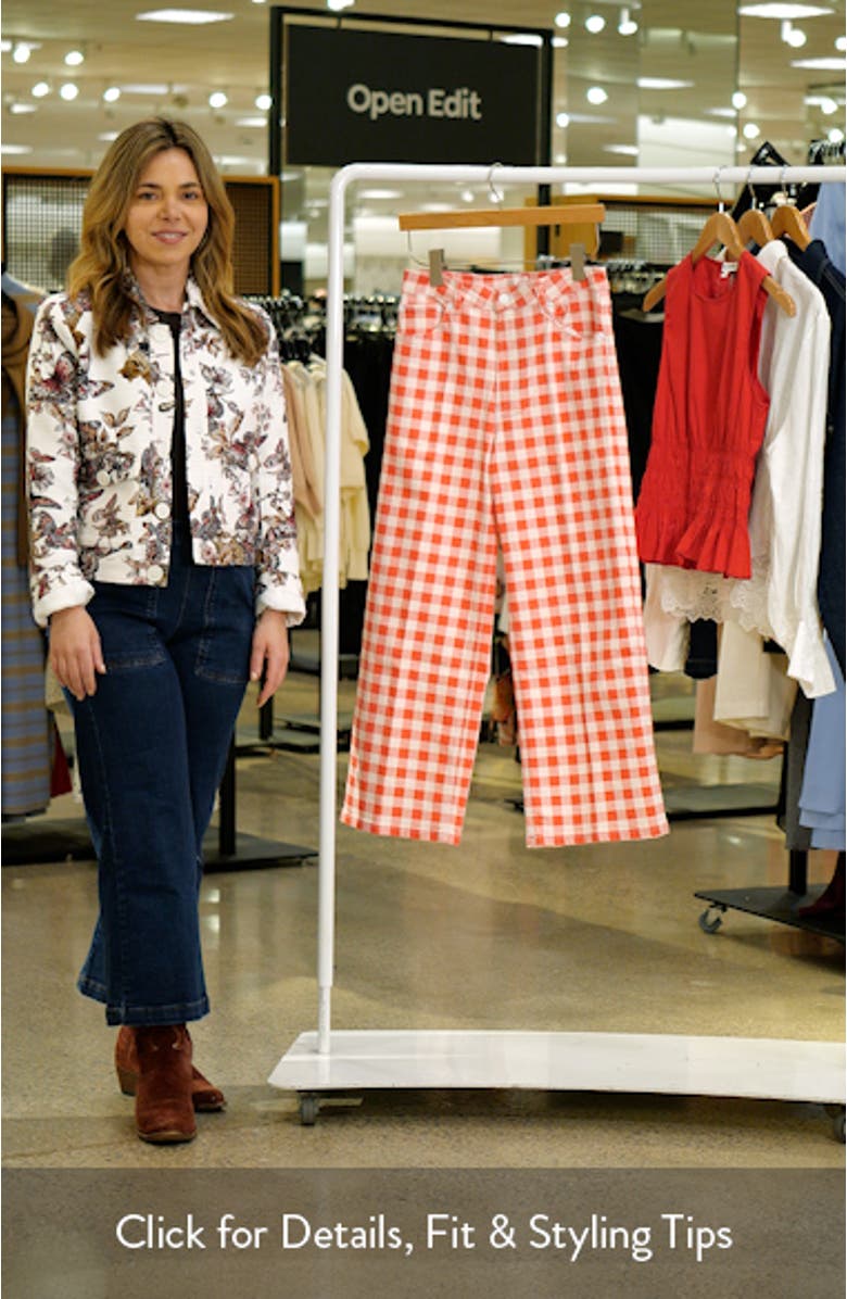 x Giadzy Getty High Waist Crop Wide Leg Jeans, sales video thumbnail