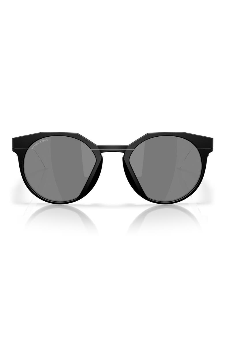 52mm Prizm™ Round Sunglasses, Main, color, MATTE BLACK