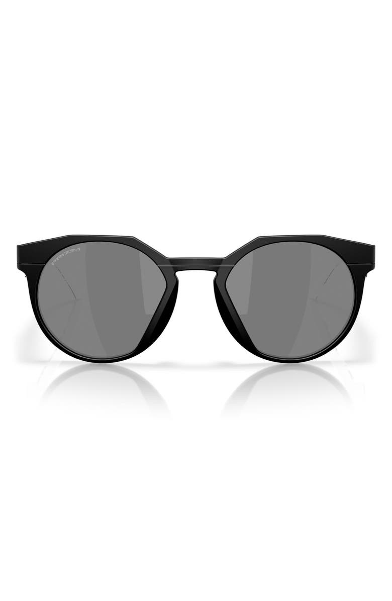 Oakley 52mm Prizm<sup>™</sup> Round Sunglasses, Main, color, Matte Black