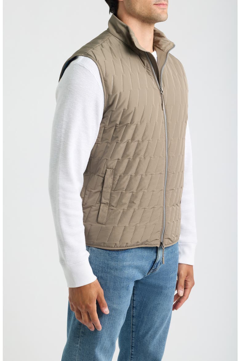 Belfry Quilted Vest, Alternate, color, KHAKI