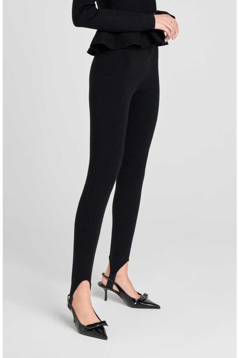 Brooklyn Stirrup Leggings, Alternate, color, BLACK