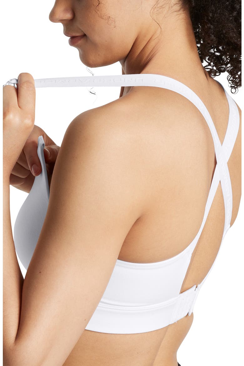 Infinity High 2.0 Sports Bra, Alternate, color, WHITE / / WHITE