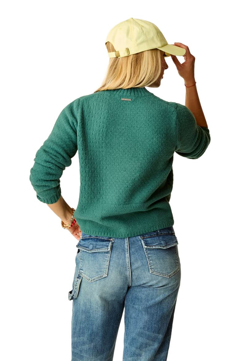 Monroe Stitched Sweater, Alternate, color, Bistro