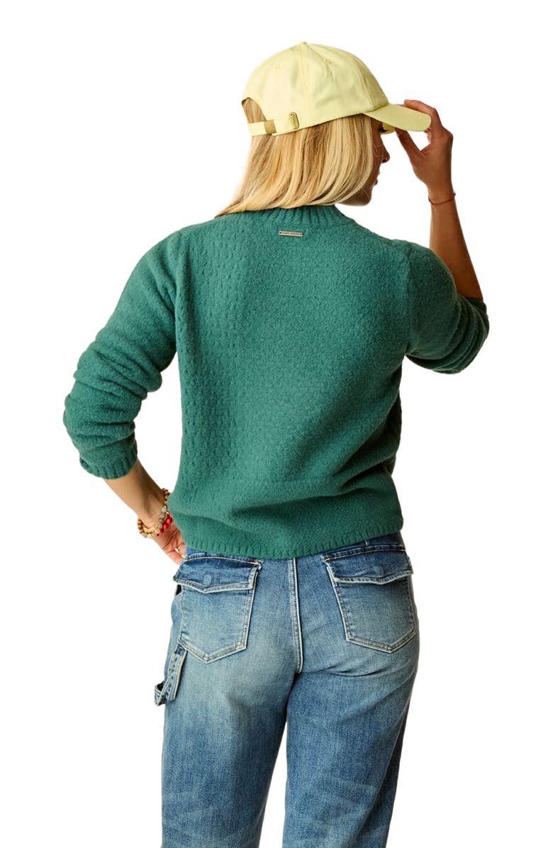 Carve Designs Monroe Stitched Sweater, Alternate, color, Bistro