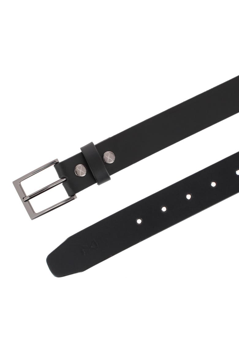 Conall 35mm Chageable Buckle Geniune Leather Belt, Alternate, color, Black