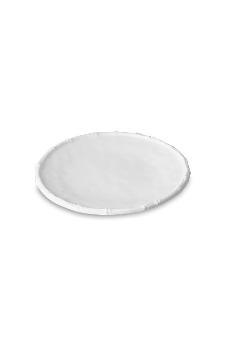 Vida Cane Dinner Plate Set of 4, Main, color, White
