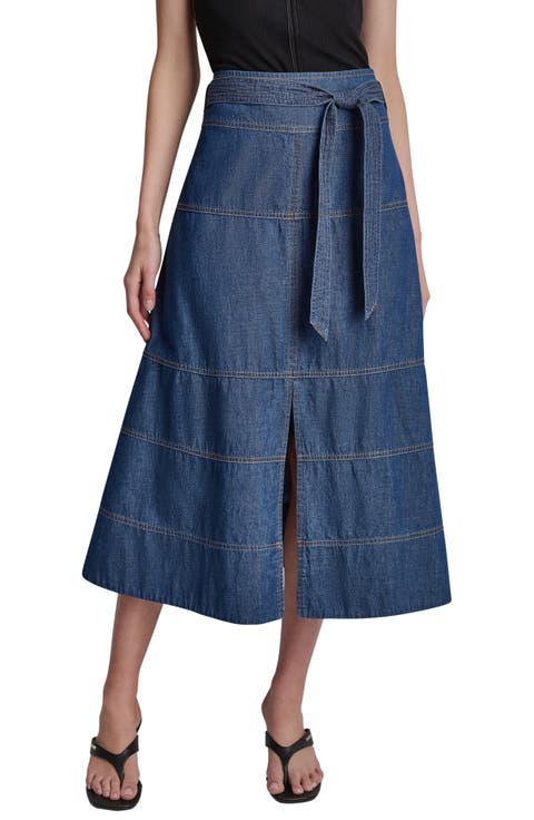 Crosby Denim Midi Skirt