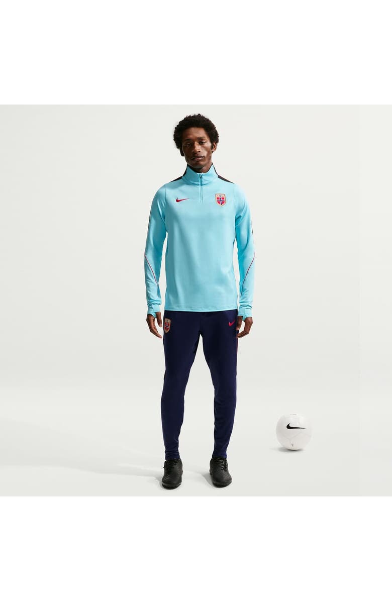 Nike Men's Nike Blue Norway National Team 2026 Strike Dri-FIT Quarter-Zip Drill Top, Main, color, Blue