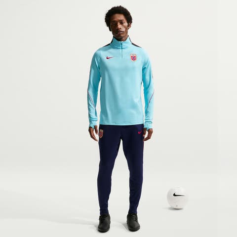 Men's Nike Blue Norway National Team 2026 Strike Dri-FIT Quarter-Zip Drill Top