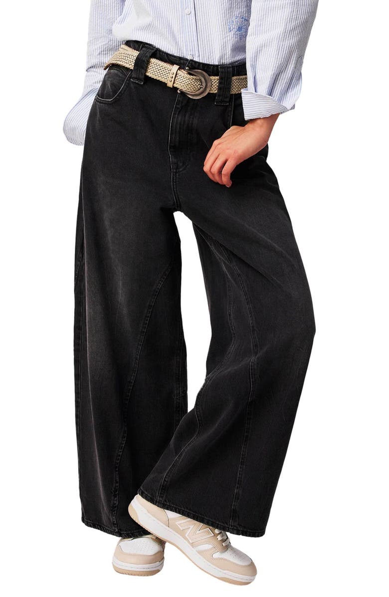 Free People Chill Vibes Wide Leg Jeans, Main, color,