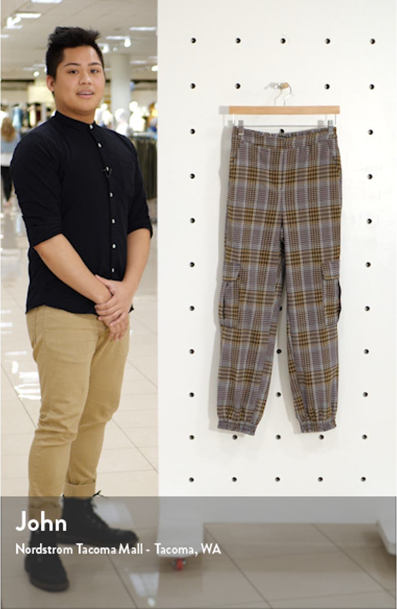 Bobbie Plaid Joggers, sales video thumbnail