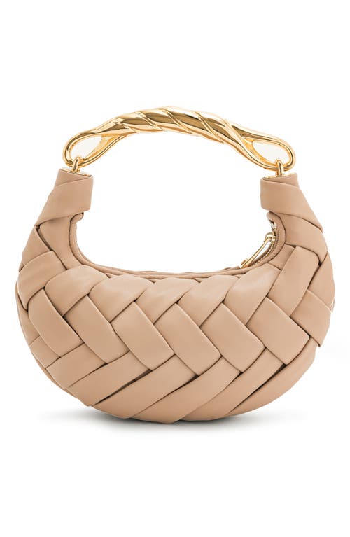 Jw Pei Orla Woven Faux Leather Clutch In Brown