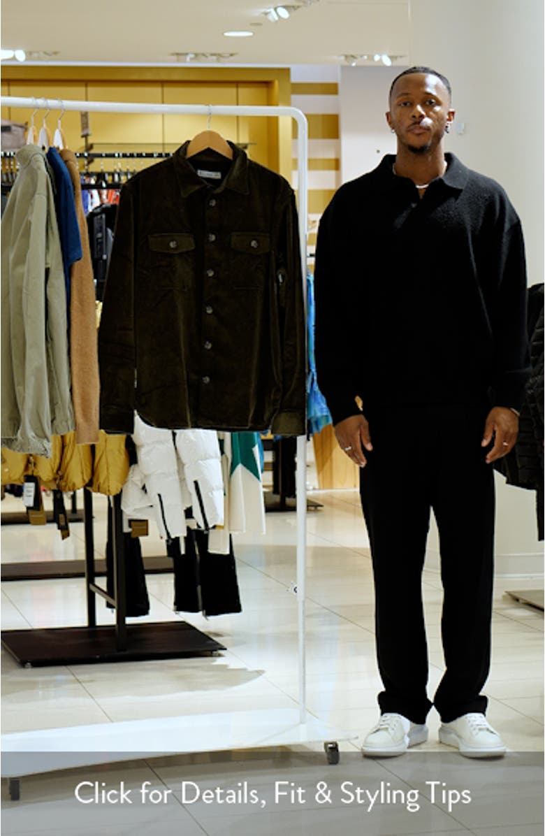 Regular Fit Corduroy Overshirt, sales video thumbnail