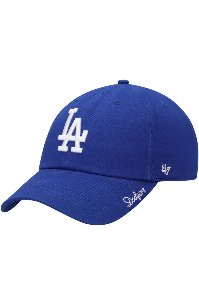 '47 Women's '47 Royal Los Angeles Dodgers Team Miata Clean Up Adjustable Hat, Main, color, 