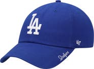 '47 Women's '47 Royal Los Angeles Dodgers Team Miata Clean Up Adjustable Hat