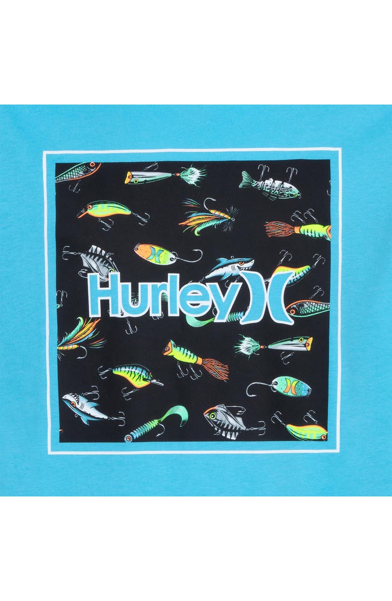 Hurley Kids' Box Fill T-Shirt, Alternate, color, Bcbblue La