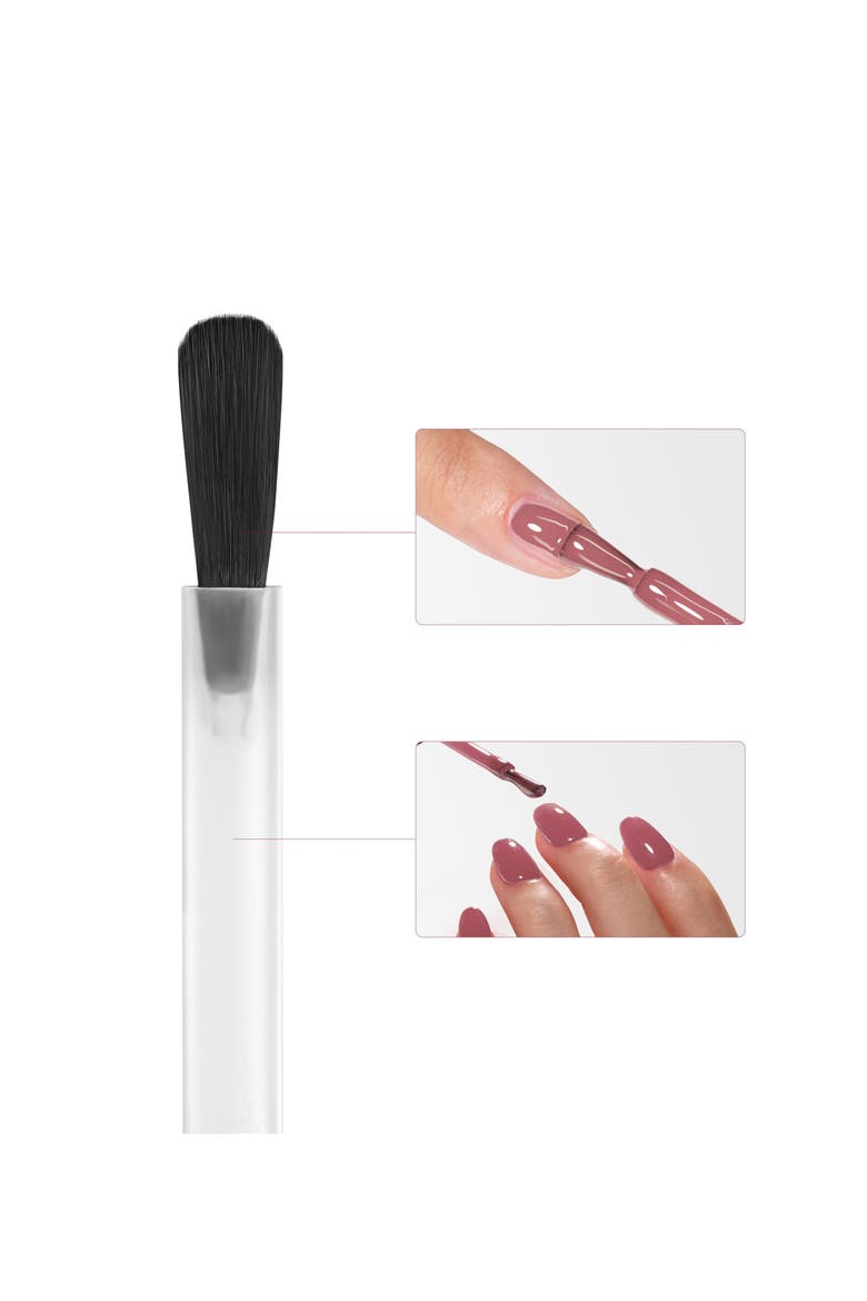 Neutral Nude Gel Polish Set 6 Colors, Alternate, color, Light Skin Dark Brown