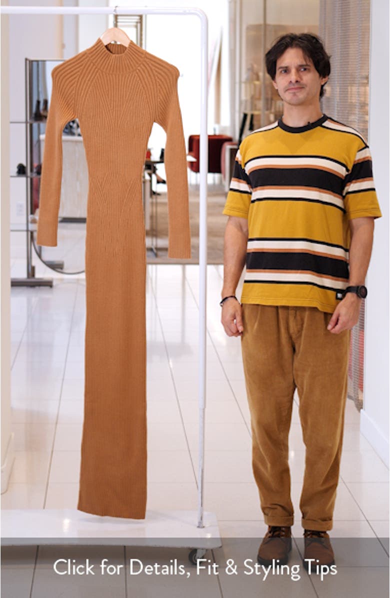 Long Sleeve Body-Con Maxi Dress, sales video thumbnail