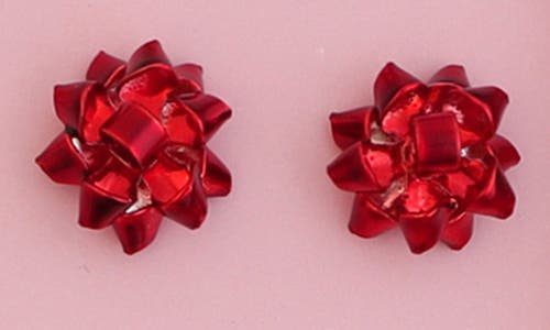 Panacea 5-pack Assorted Stud, Charm & Hoop Earrings Set In Red
