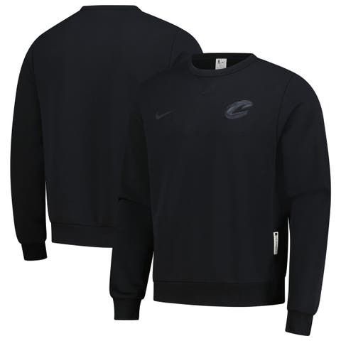 Men's Nike  Black Cleveland Cavaliers Authentic Standard Issue Travel Dri-FIT Sweatshirt