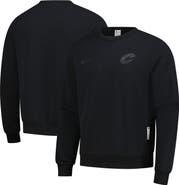 Nike Men's Nike  Black Cleveland Cavaliers Authentic Standard Issue Travel Dri-FIT Sweatshirt