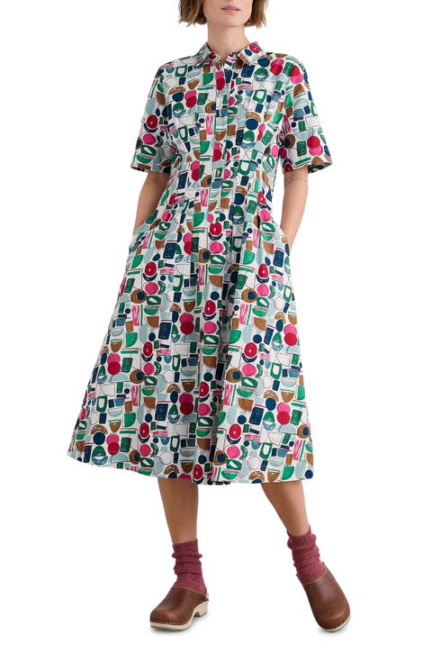 Wild Liquorice Organic Cotton Shirtdress