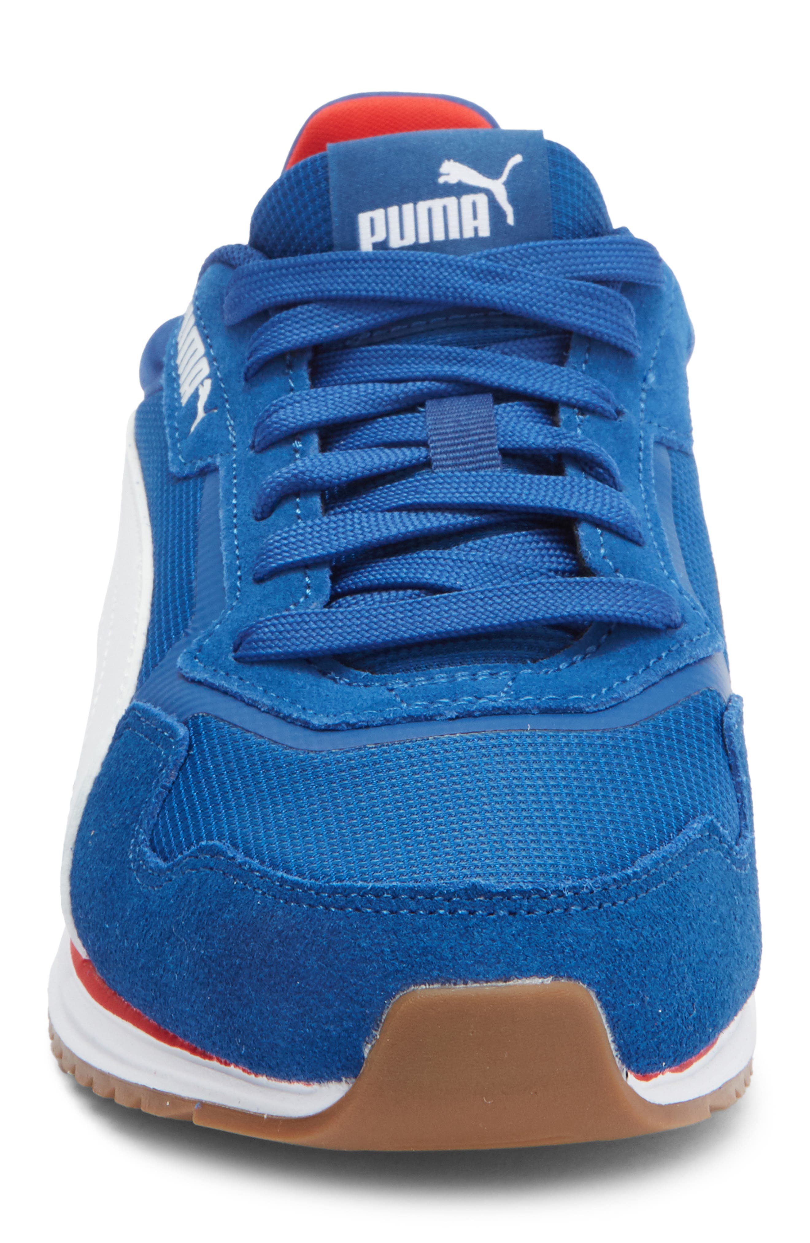 PUMA Softride ST Miler Sneaker, Alternate, color, Clyde Royal/ Puma White/ Red