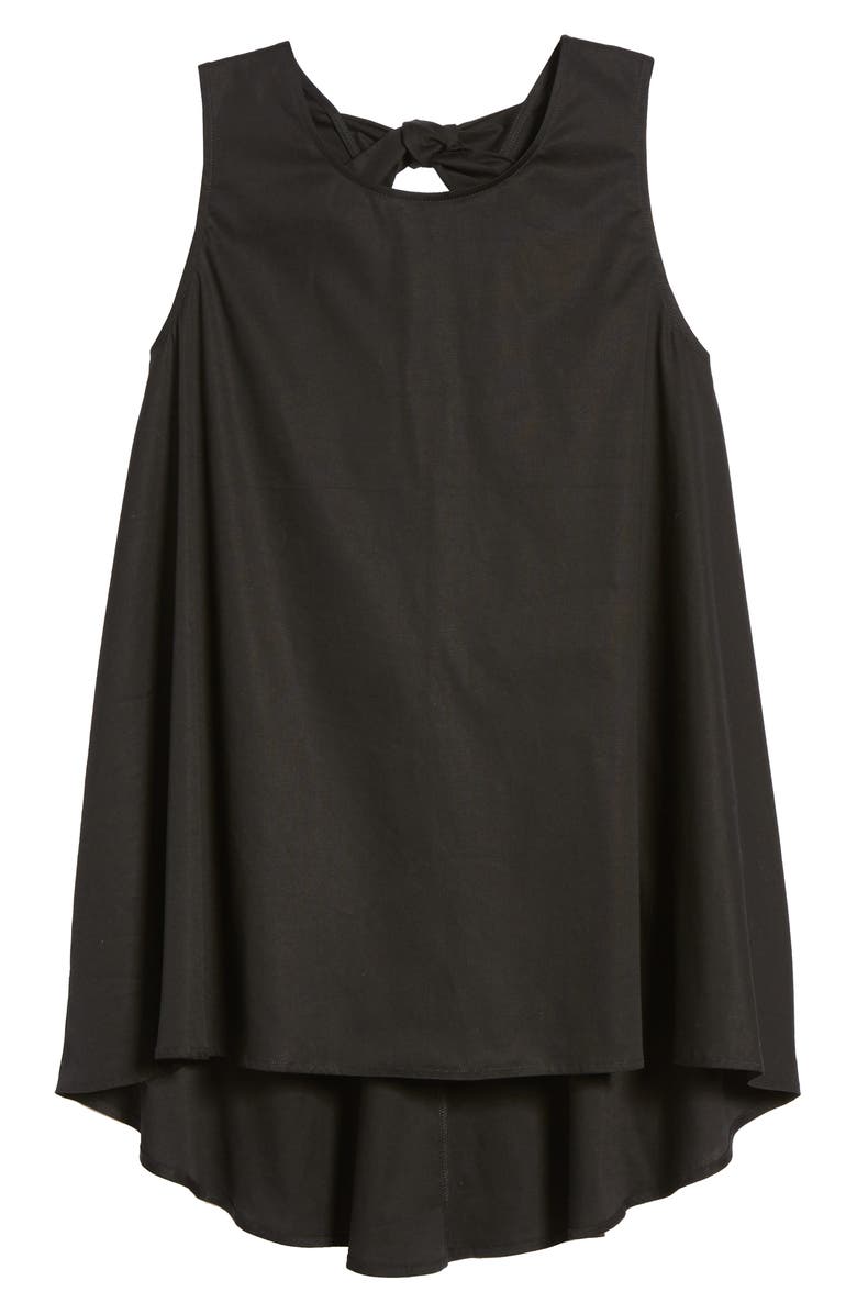 Pleione Bow Back Poplin Swing Top, Alternate, color,